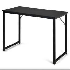 Письмовий стіл Costway Homart із сталевим каркасом чорний