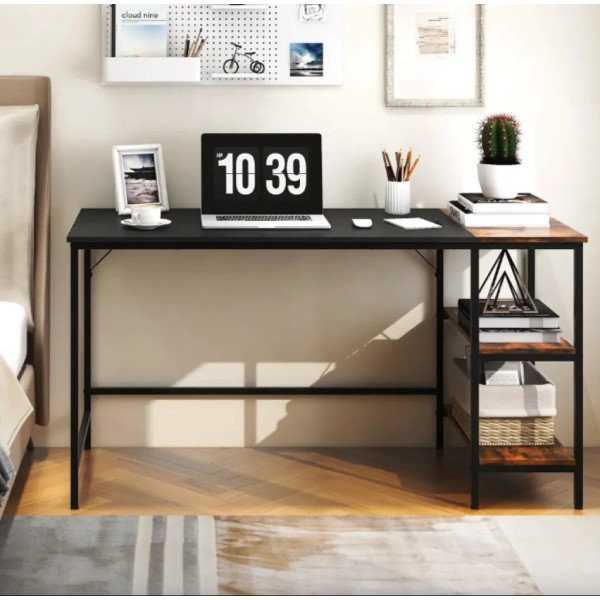 Комп'ютерний стіл Costway Tiffany з двома полицями в стилі Loft