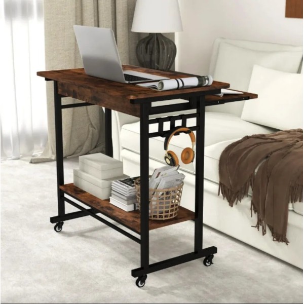 Комп'ютерний стіл Costway Otto з висувною підставкою для клавіатури