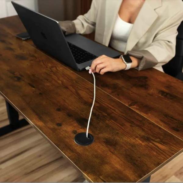 Комп'ютерний стіл з регульованою висотою Di Volio Rapalo коричневий