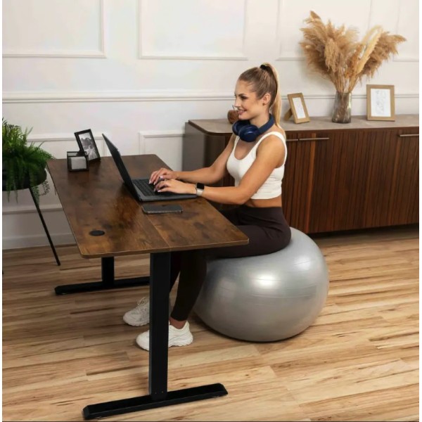 Комп'ютерний стіл з регульованою висотою Di Volio Rapalo коричневий