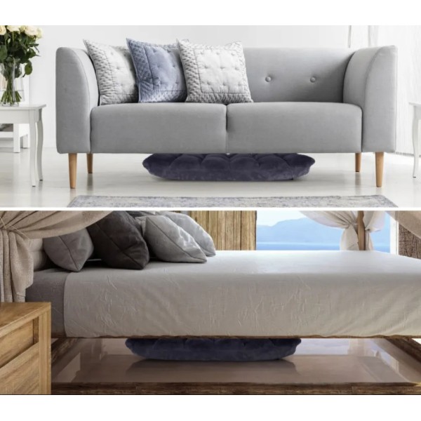 Крісло Costway Tiktok підлогове з регульованою спинкою сіре