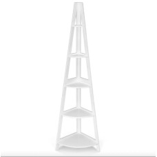 Стелаж Costway Solo кутовий для квітів білий