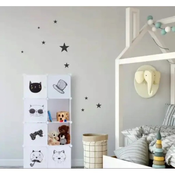 Модульна шафа-органайзер Leobert Kids для дитячих іграшок біла