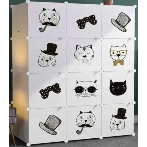 Модульна шафа-органайзер Leobert Kids для дитячих іграшок біла