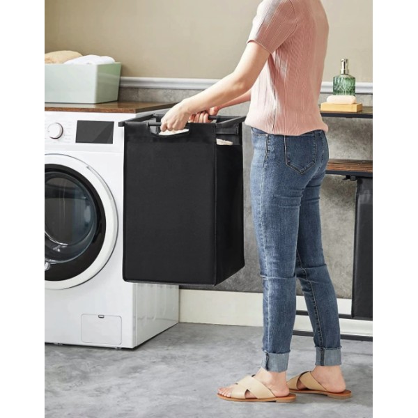 Кошик для білизни Leobert Costway 92 л з 2 полицями в стилі Loft