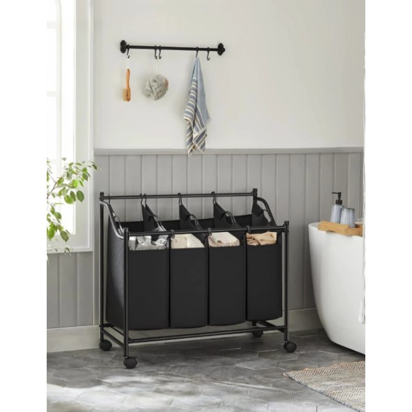 Кошик для білизни Leobert Breesal 4 відділення х 35л