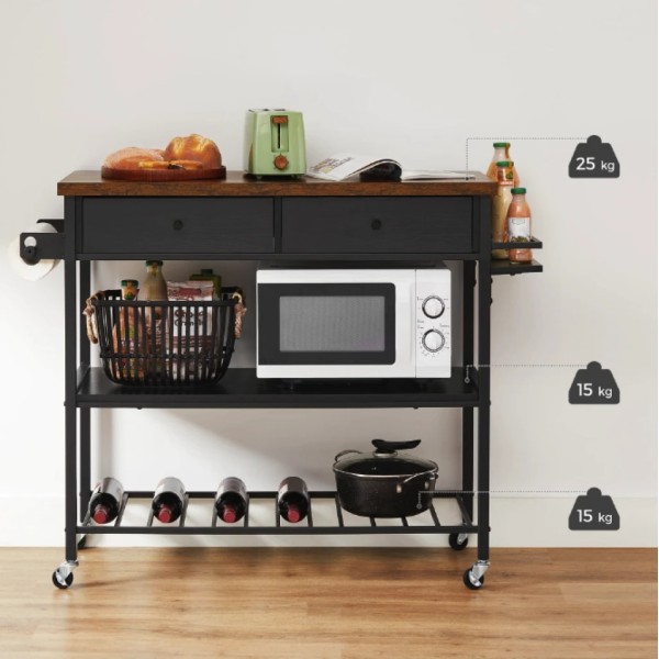 Стелаж візок Leobert Cosmo кухонний в стилі Loft