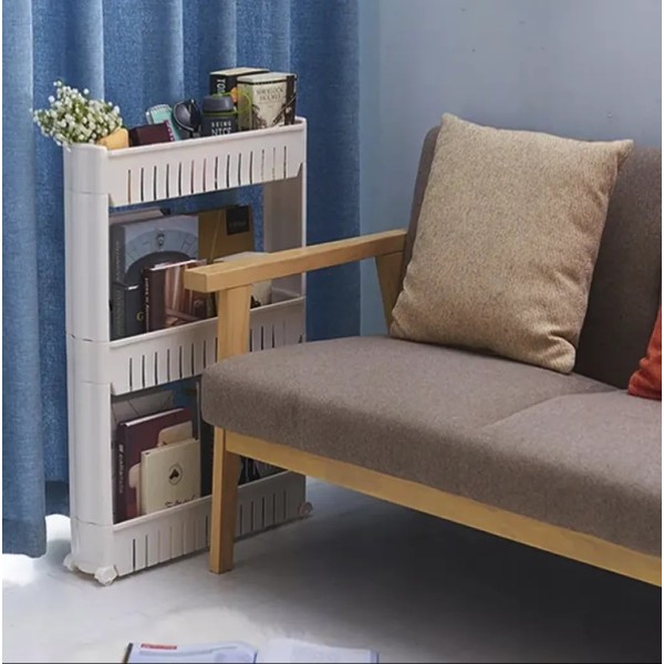 Етажерка Leobert Slim 3-рівнева на колесах