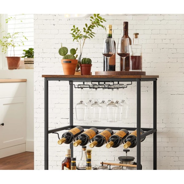 Стелаж Leobert Modern на колесах в стилі Loft