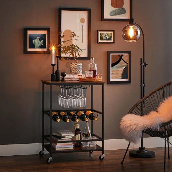 Стелаж Leobert Modern на колесах в стилі Loft