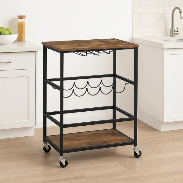 Стелаж Leobert Modern на колесах в стилі Loft