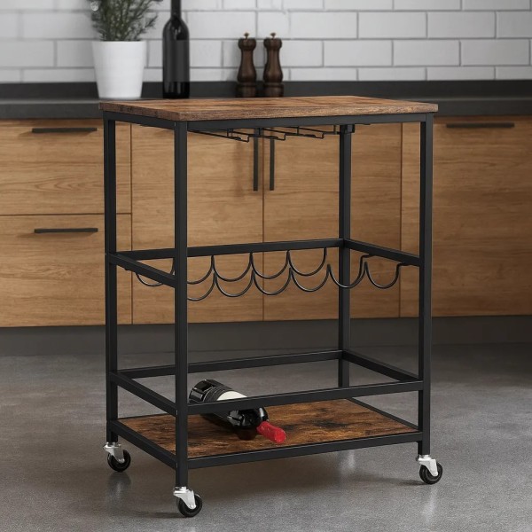 Стелаж Leobert Modern на колесах в стилі Loft