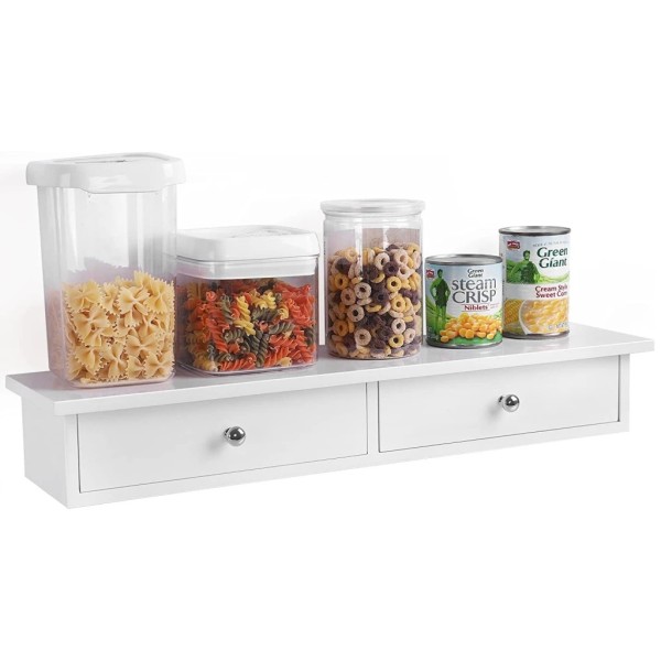 Полиця настінна Leobert Corner біла