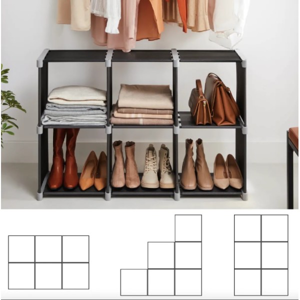 Модульний стелаж піраміда Leobert Oskar 6 відділень