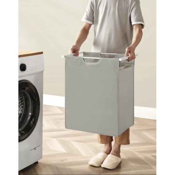 Кошик для білизни Leobert Napoli 65 л в стилі Loft білий