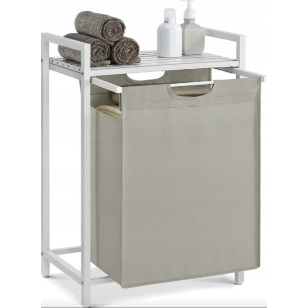 Кошик для білизни Leobert Napoli 65 л в стилі Loft білий