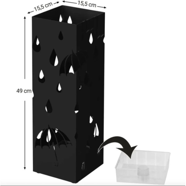 Підставка для парасольок Leobert Marvik чорна