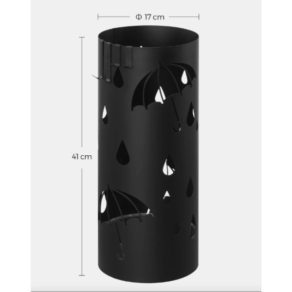 Підставка для парасольок Leobert Sakura кругла форма чорна