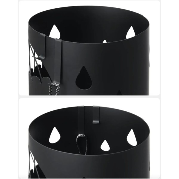 Підставка для парасольок Leobert Sakura кругла форма чорна