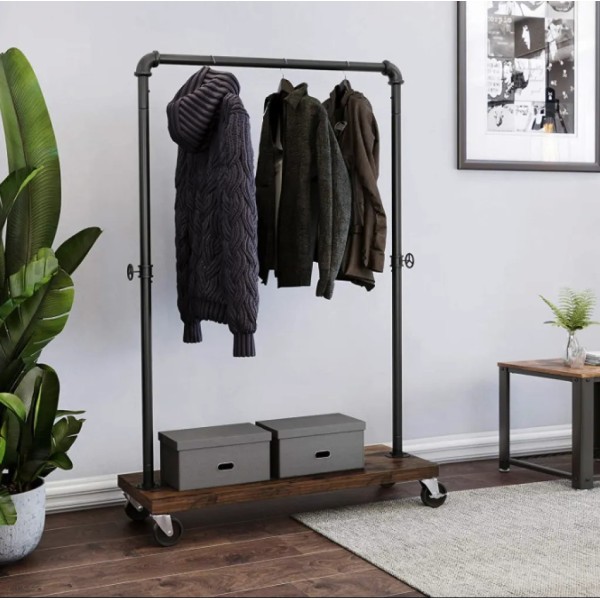 Стійка-вішалка для одягу та взуття Leobert Vintage у стилі Loft