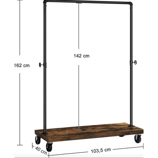 Стійка-вішалка для одягу та взуття Leobert Vintage у стилі Loft