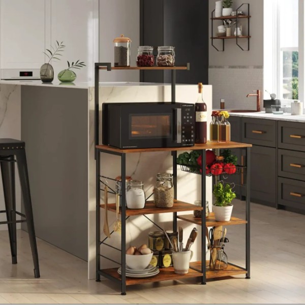 Стелаж кухонний Leobert Supretto з місцем для мікрохвильової печі в стилі Loft