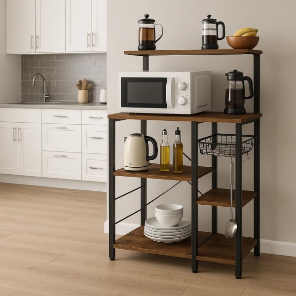 Стелаж кухонний Leobert Supretto з місцем для мікрохвильової печі в стилі Loft