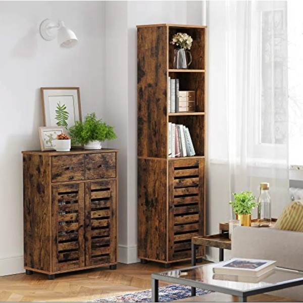 Пенал-шафа Leobert Vanessa для ванни підлогова в стилі Loft