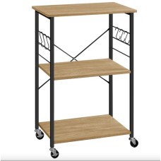 Стелаж Leobert Dash на колесах в стилі Loft натуральний