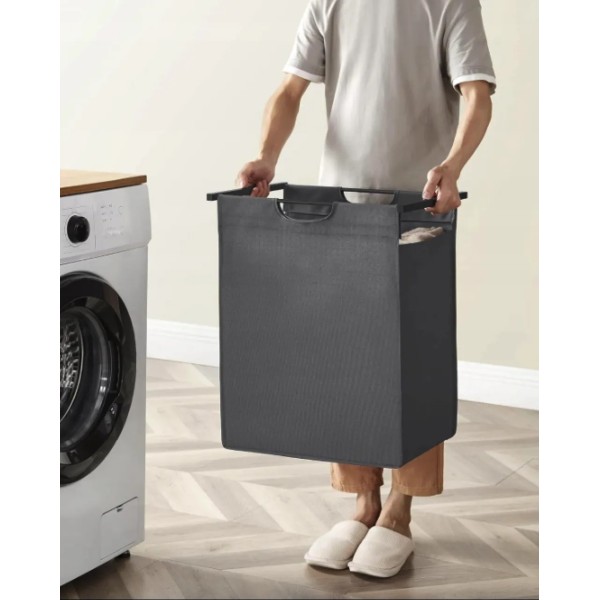 Кошик для білизни Leobert Napoli 65 л в стилі Loft сірий