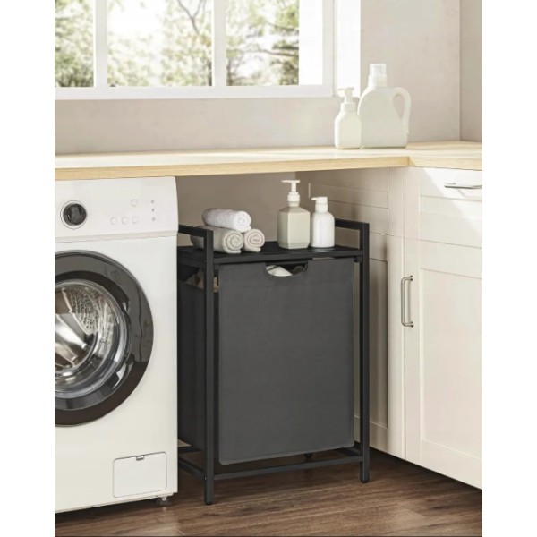 Кошик для білизни Leobert Napoli 65 л в стилі Loft сірий