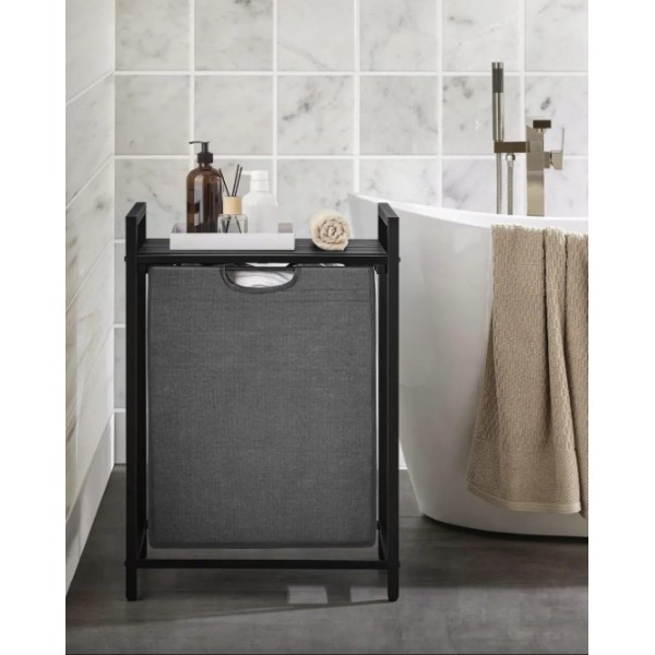 Кошик для білизни Leobert Napoli 65 л в стилі Loft сірий