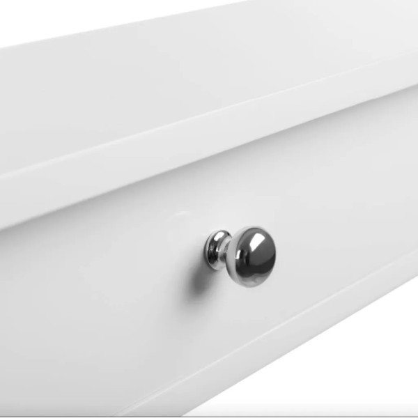 Полиця настінна Leobert Corner три шухляди біла