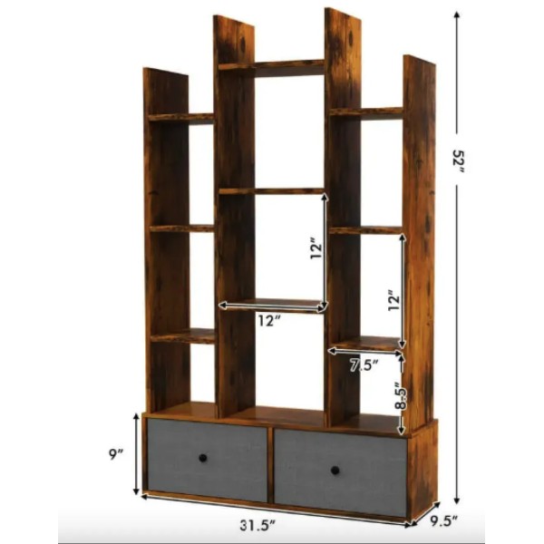 Стелаж Costway Drawer в стилі Loft