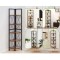 Етажерка Costway Signal кутова із металевим каркасом в стилі Loft