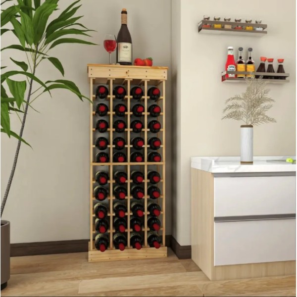 Винний стелаж Costway Vevor модульний 40 пляшок