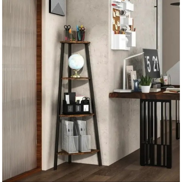 Етажерка Costway Leo кутова в стилі Loft