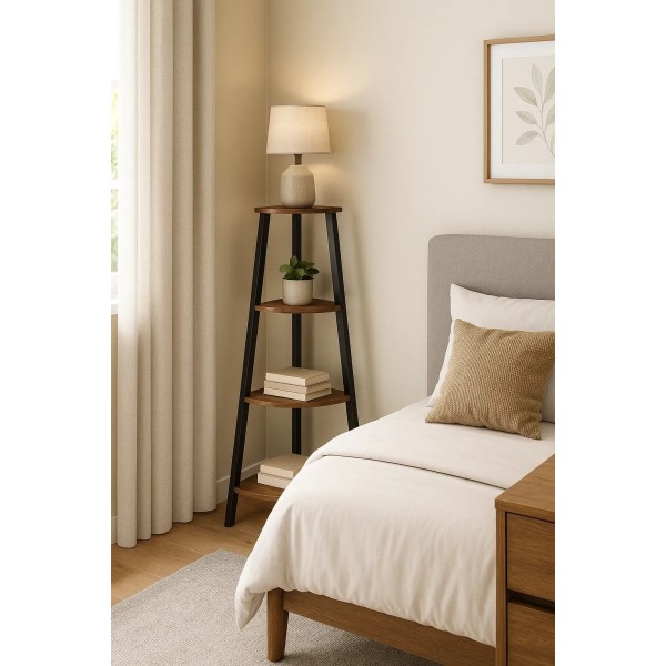 Етажерка Costway Leo кутова в стилі Loft