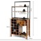 Стелаж винний Costway Vinoteca кухонна шафа в стилі Loft