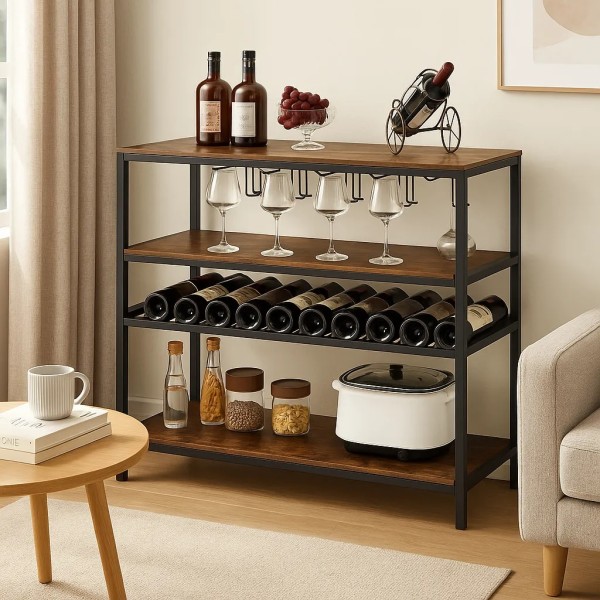 Стіл для кухні Costway Alfred фуршетний в стилі Loft