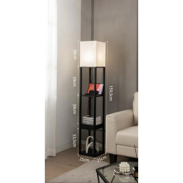 Підлогова лампа Costway Alampia торшер з шухлядою