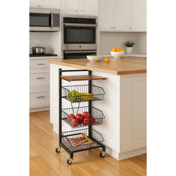 Стелаж Costway Vroda мобільний в стилі Loft