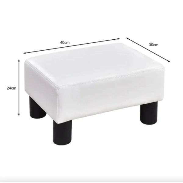 Пуф Costway Rosi екошкіра квадратний