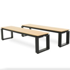 Садова лавка (на цвинтар) Di Volio Pisa 160 см 2 штуки бежева