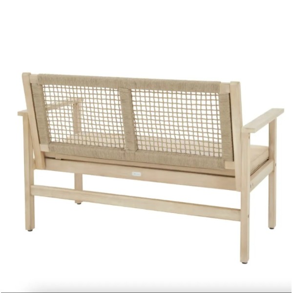 Садова лавка Di Volio Teracina з спинкою бежева