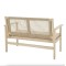 Садова лавка Di Volio Teracina з спинкою бежева