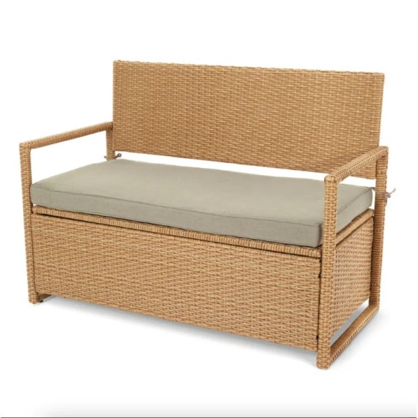 Садова лавка Di Volio Verbana з місцем для зберігання бежева