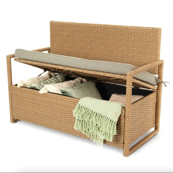 Садова лавка Di Volio Verbana з місцем для зберігання бежева