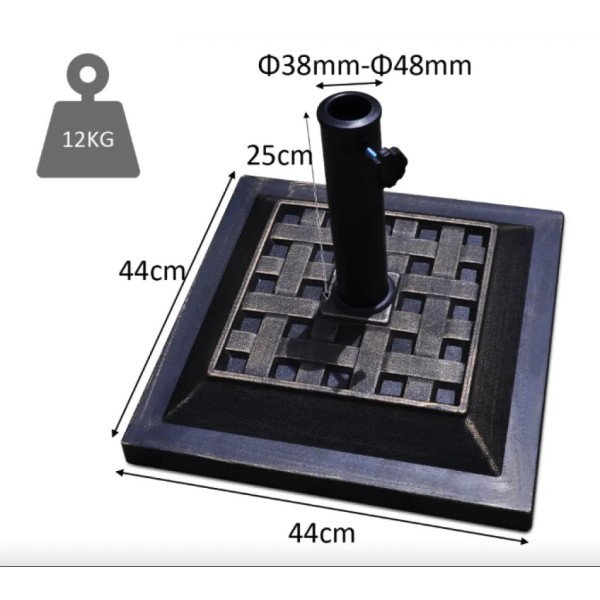 Основа для парасолі Costway Olimp регульованим механізмом